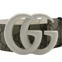 Gucci Re-Edition Wide Leather Belt 400593 Size 70 28