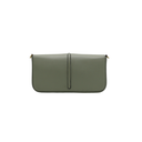 Fendi Fendigraphy Wallet On Chain Leather Green