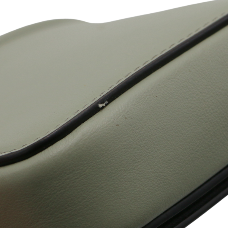 Fendi Fendigraphy Wallet On Chain Leather Green