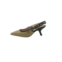 Christian Dior J'Adior Slingback Pump Natural Technical Fabric In Size 37