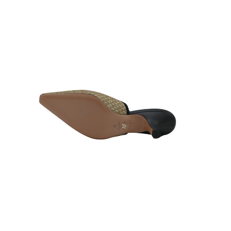 Christian Dior J'Adior Slingback Pump Natural Technical Fabric In Size 37