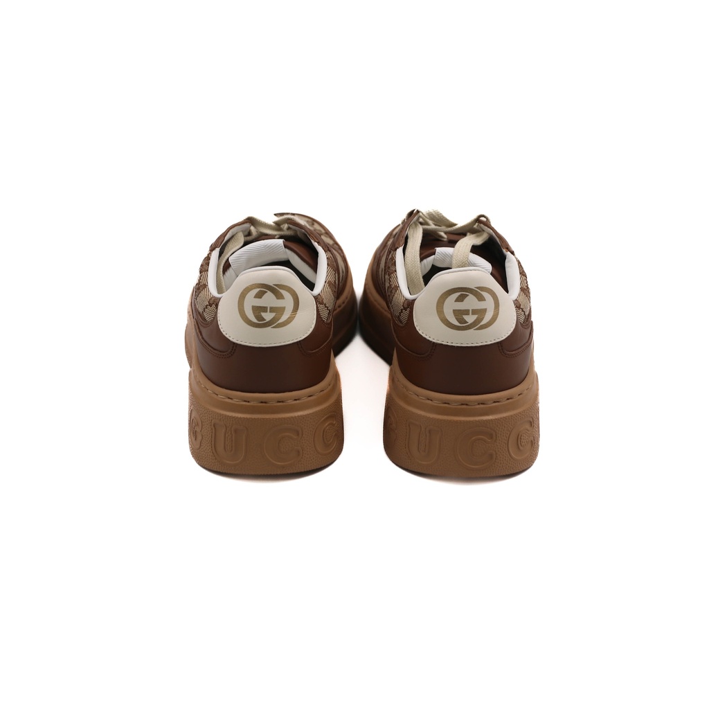 Gucci GG Sneaker GG Beige Ebony 675840 Size 7