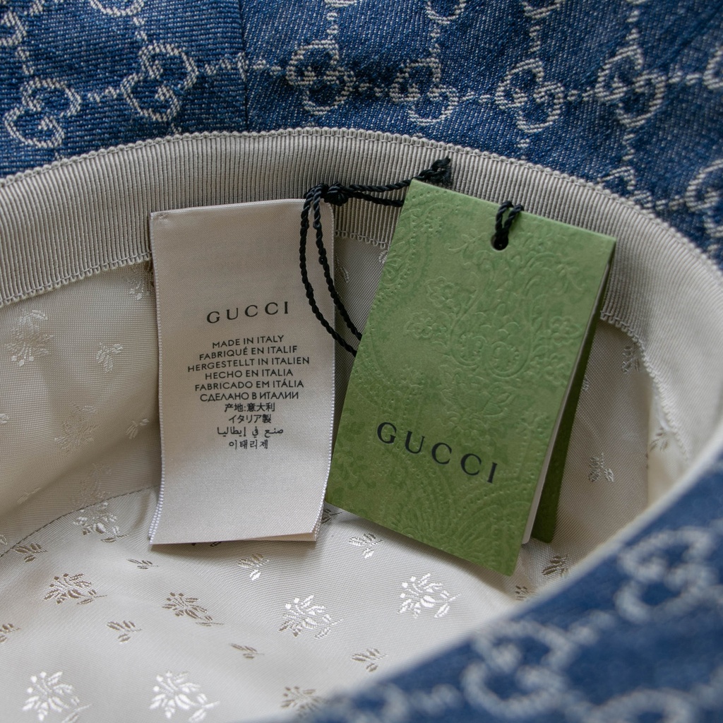 Gucci GG Denim Blue In Size Medium 576371