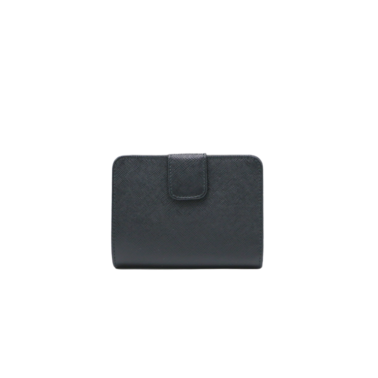 Prada Small Saffiano Leather Black Wallet 1ML018