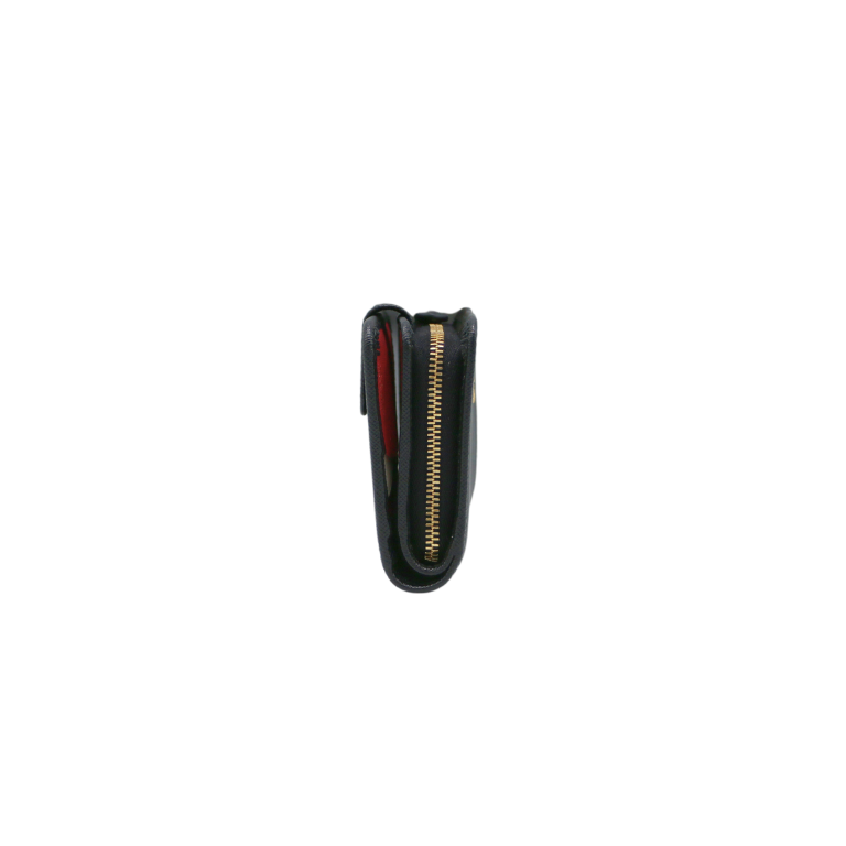 Prada Small Saffiano Leather Black Wallet 1ML018