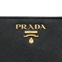 Prada Small Saffiano Leather Black Wallet 1ML018
