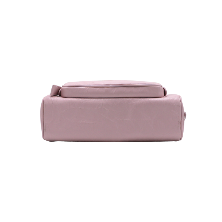 Prada Nappa Antique Leather Multi-Pocket Shoulder Bag in Pink