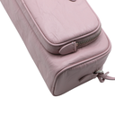 Prada Nappa Antique Leather Multi-Pocket Shoulder Bag in Pink