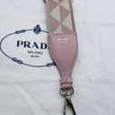 Prada Nappa Antique Leather Multi-Pocket Shoulder Bag in Pink