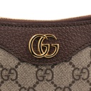 Gucci Ophidia Small Shoulder Bag In Beige And Dark Brown GG Supreme 735132