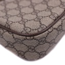 Gucci Ophidia Small Shoulder Bag In Beige And Dark Brown GG Supreme 735132
