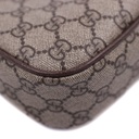 Gucci Ophidia Small Shoulder Bag In Beige And Dark Brown GG Supreme 735132