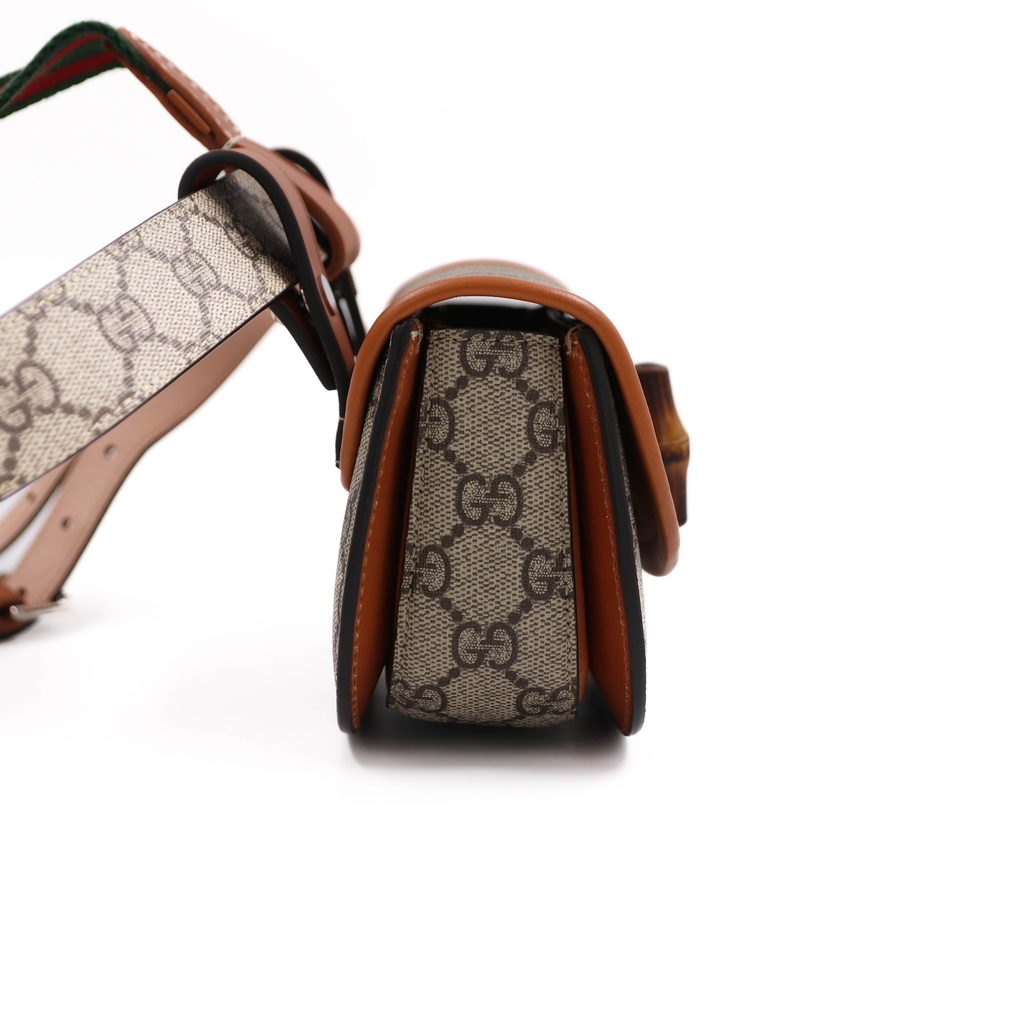 Gucci Bamboo 1947 Mini Belt Bag in GG Supreme Canvas 681137