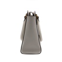 Prada Saffiano Soft Calfskin Small Zippered Tote White