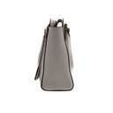Prada Saffiano Soft Calfskin Small Zippered Tote White