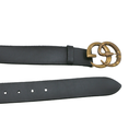 Gucci  Faded Calfskin Snake Double G 458949 In Size 90 36