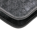 Gucci Horsebit Detailed Leather Trimmed Calf Hair Shoulder Bag