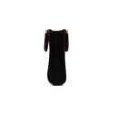 Fendi Vitello FF Embossed Mini Fendi Sunshine Shopper Tote Black