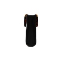 Fendi Vitello FF Embossed Mini Fendi Sunshine Shopper Tote Black