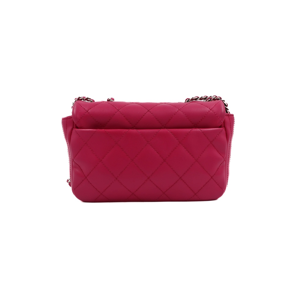 Chanel Rectangular Mini Classic Flap Bag Pink