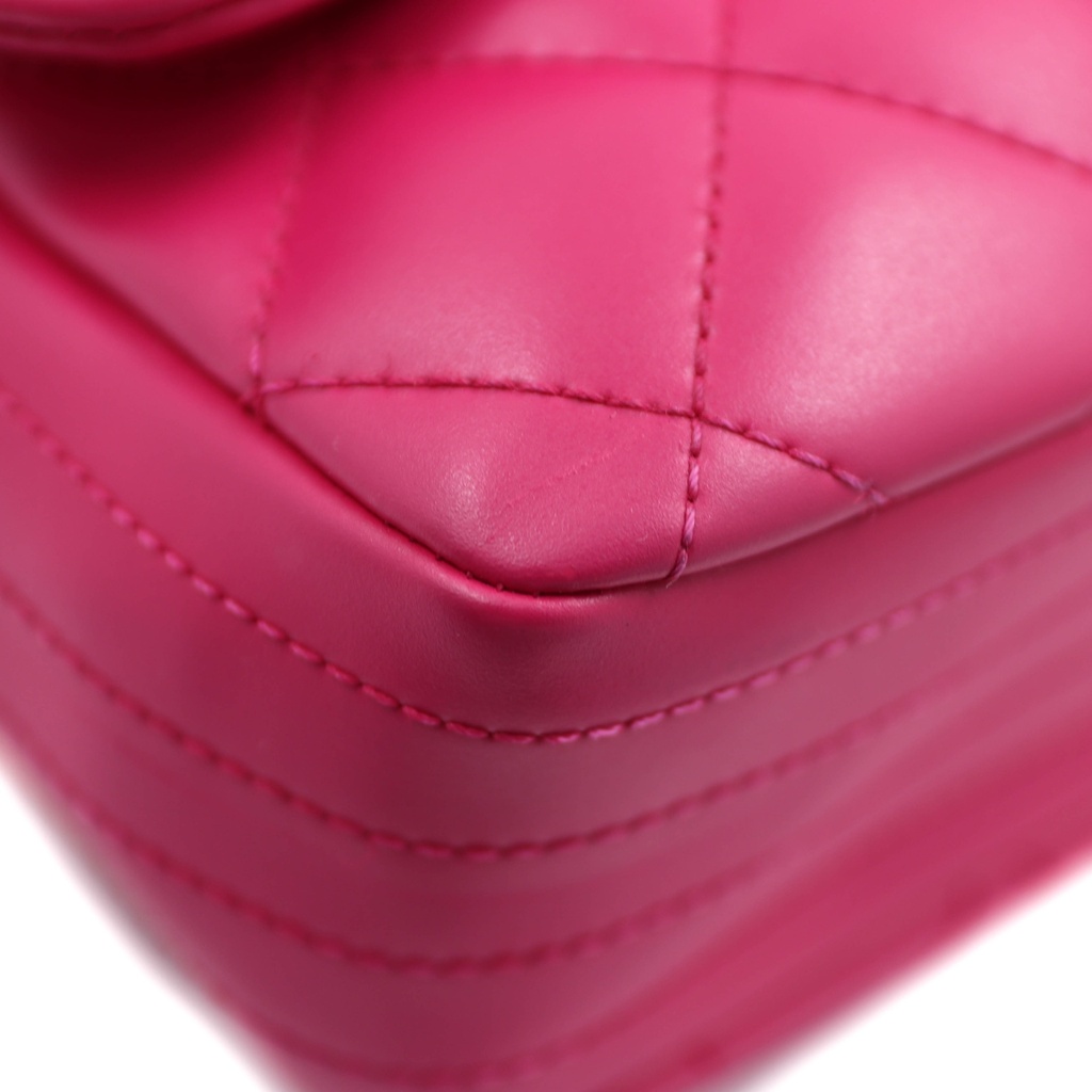 Chanel Rectangular Mini Classic Flap Bag Pink