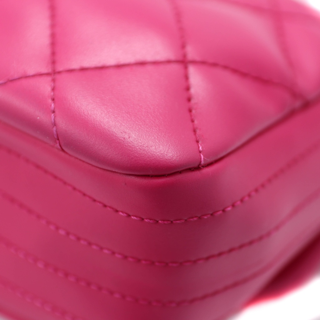 Chanel Rectangular Mini Classic Flap Bag Pink
