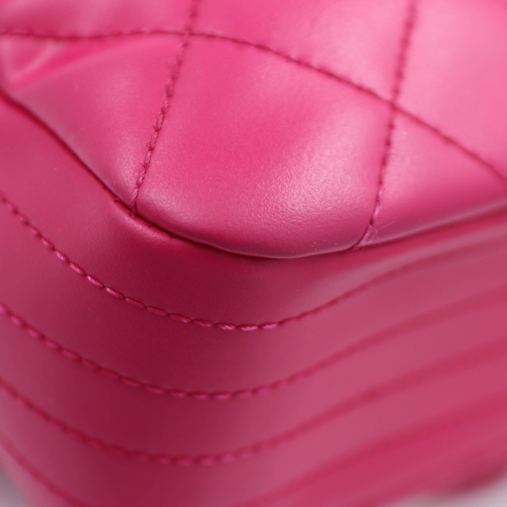 Chanel Rectangular Mini Classic Flap Bag Pink