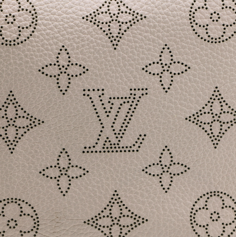 Louis Vuitton Mahina Carmel Hobo Bag Creme
