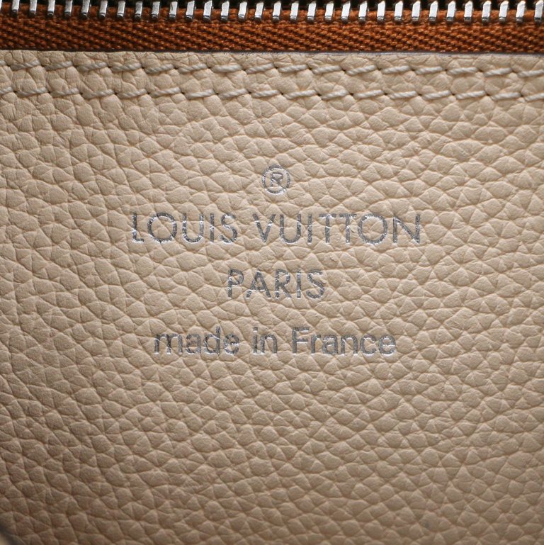 Louis Vuitton Mahina Carmel Hobo Bag Creme