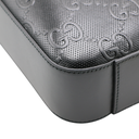 GG Medium Briefcase Black Jumbo GG Leather 792264