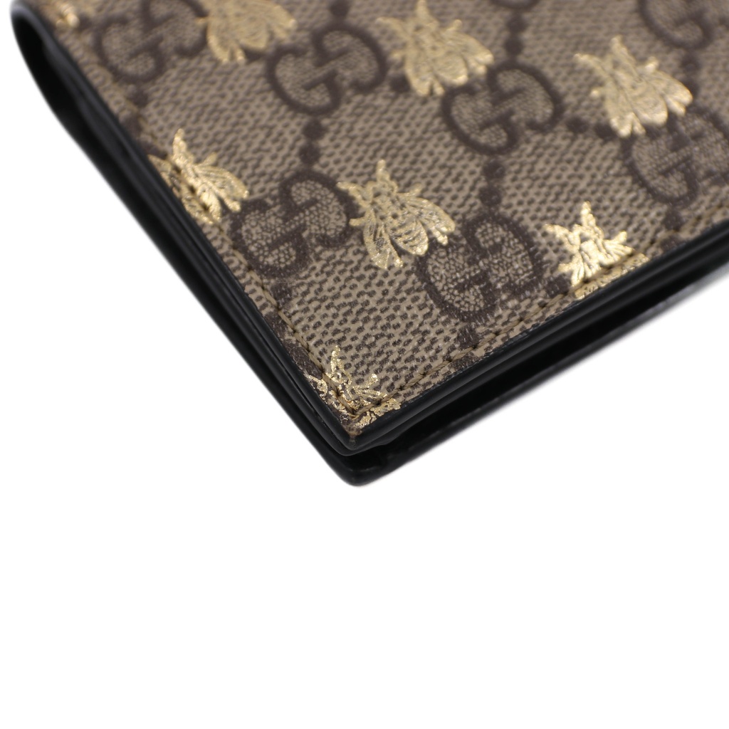 Gucci GG Supreme Bees Card Case Wallet 508757