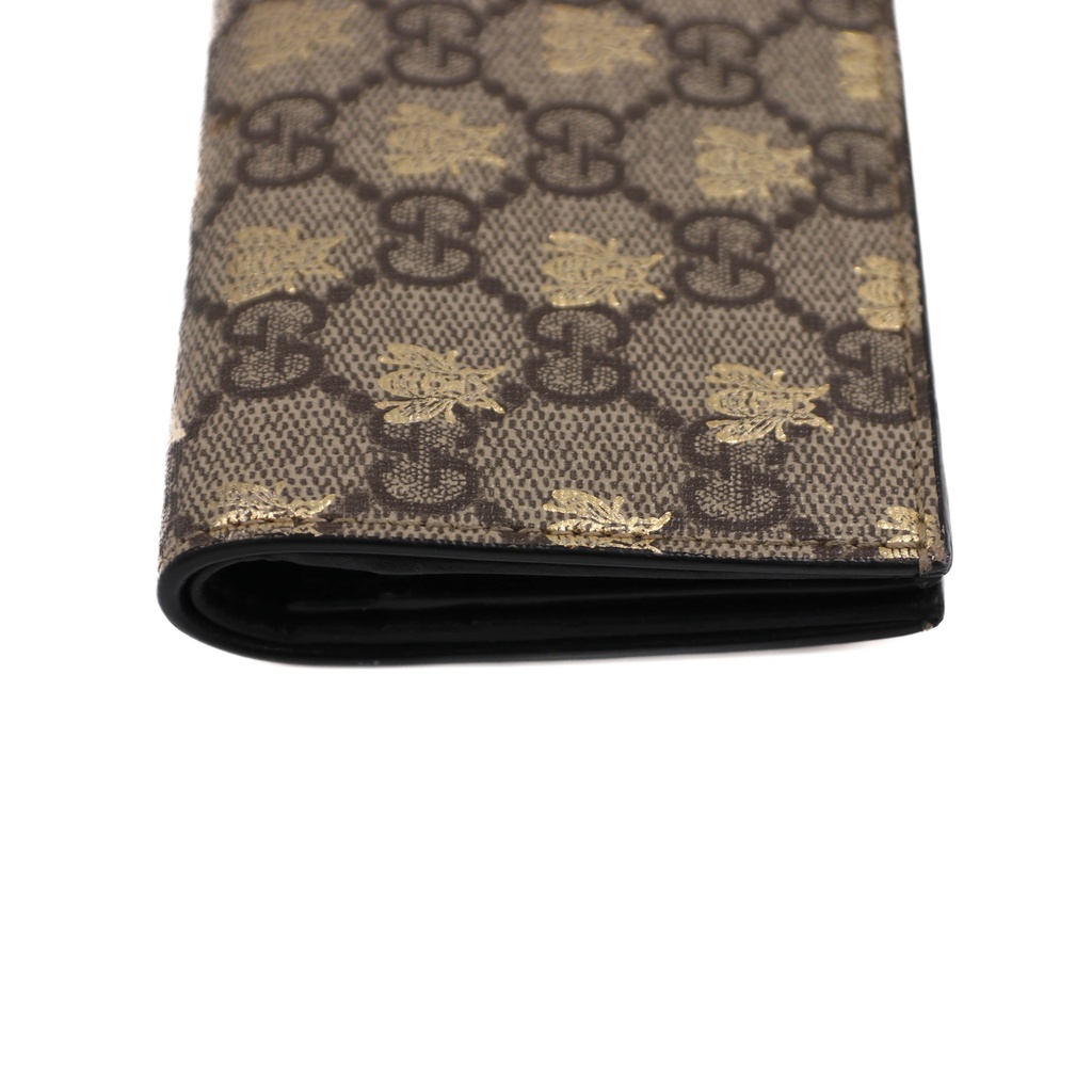 Gucci GG Supreme Bees Card Case Wallet 508757