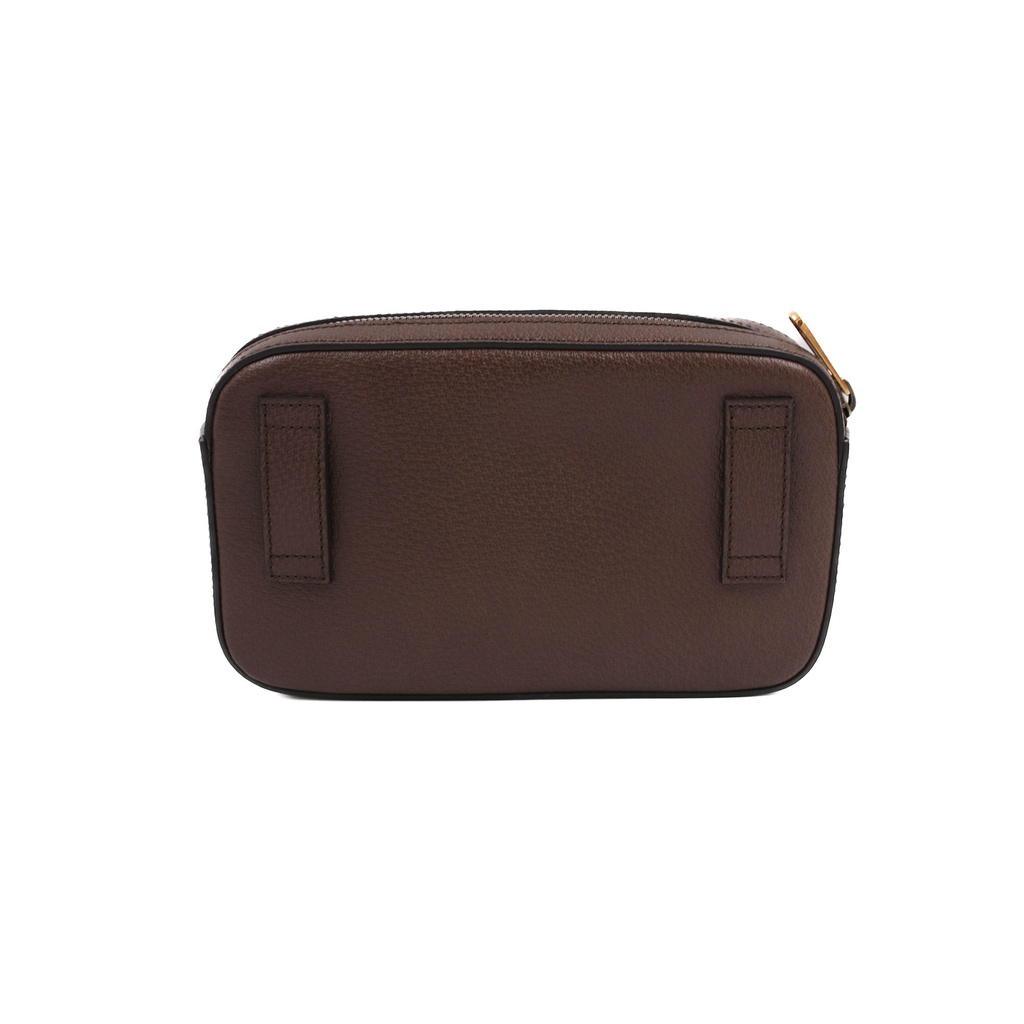 Gucci Logo Brown Leather Belt Bag 602695