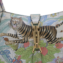 Gucci New Shangai Calfskin Tiger Savanah Small Jackie 1961 Hobo Chalky White Multicolor 636709