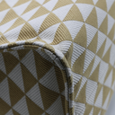 Prada Large Symbole Embroidered Fabric Handbag