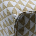 Prada Large Symbole Embroidered Fabric Handbag