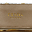 Prada Large Symbole Embroidered Fabric Handbag