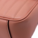 Gucci GG Marmont Small Shoulder Bag Matelassé Pink 443497