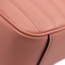 Gucci GG Marmont Small Shoulder Bag Matelassé Pink 443497