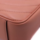 Gucci GG Marmont Small Shoulder Bag Matelassé Pink 443497