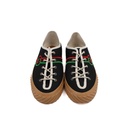 Gucci Tortuga Logo Sneaker Black 703032 In Size 10
