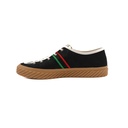 Gucci Tortuga Logo Sneaker Black 703032 In Size 10