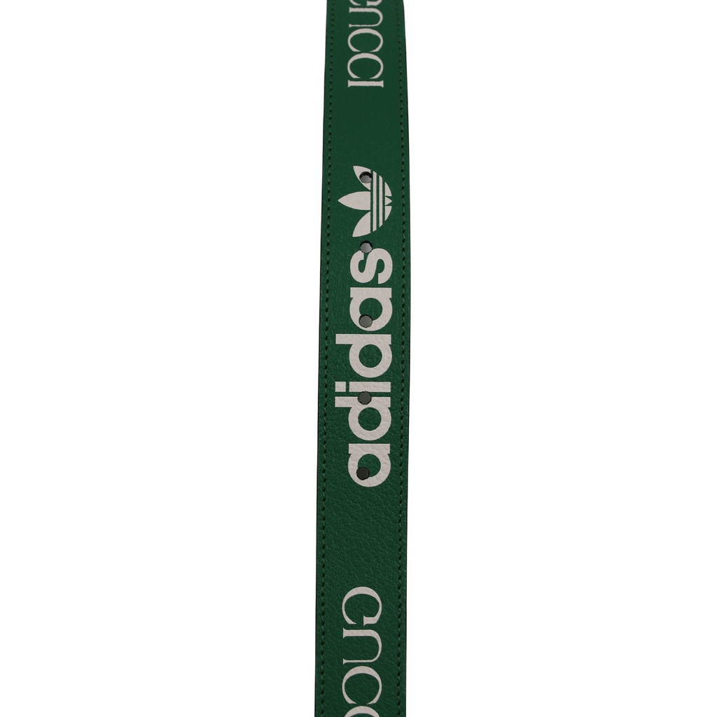 Gucci x Adidas Logo Belt Green 702277 In Size 80 32