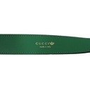 Gucci x Adidas Logo Belt Green 702277 In Size 80 32