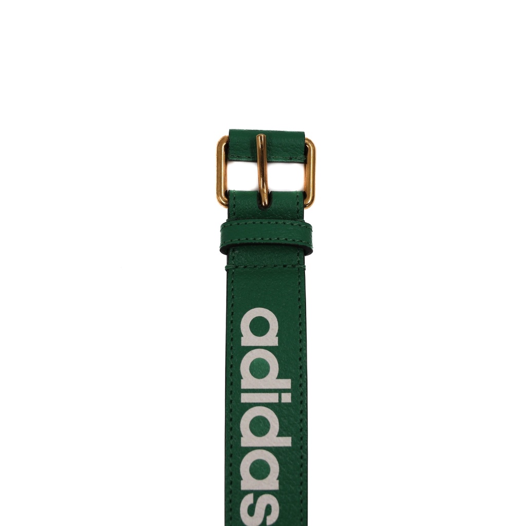 Gucci x Adidas Logo Belt Green 702277 In Size 80 32