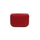Gucci  X Adidas Textured Calfskin Web Mini Horsebit 1955 Shoulder Bag Red 658574