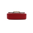 Gucci  X Adidas Textured Calfskin Web Mini Horsebit 1955 Shoulder Bag Red 658574