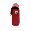 Gucci  X Adidas Textured Calfskin Web Mini Horsebit 1955 Shoulder Bag Red 658574