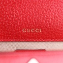 Gucci  X Adidas Textured Calfskin Web Mini Horsebit 1955 Shoulder Bag Red 658574