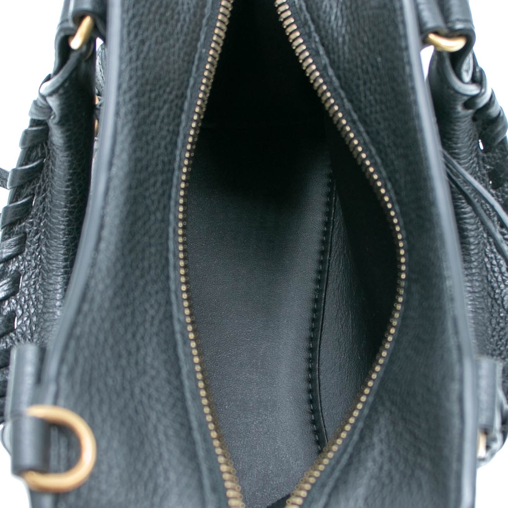 Balenciaga Black Leather Neo Classic City Mini Bag